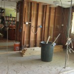 the big hole on the left is where the pantry will be