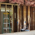 Looking into kitchen from dining room