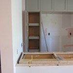 The coveted pull out pantry. In the old kitchen I had a make shift pantry so this space was really important